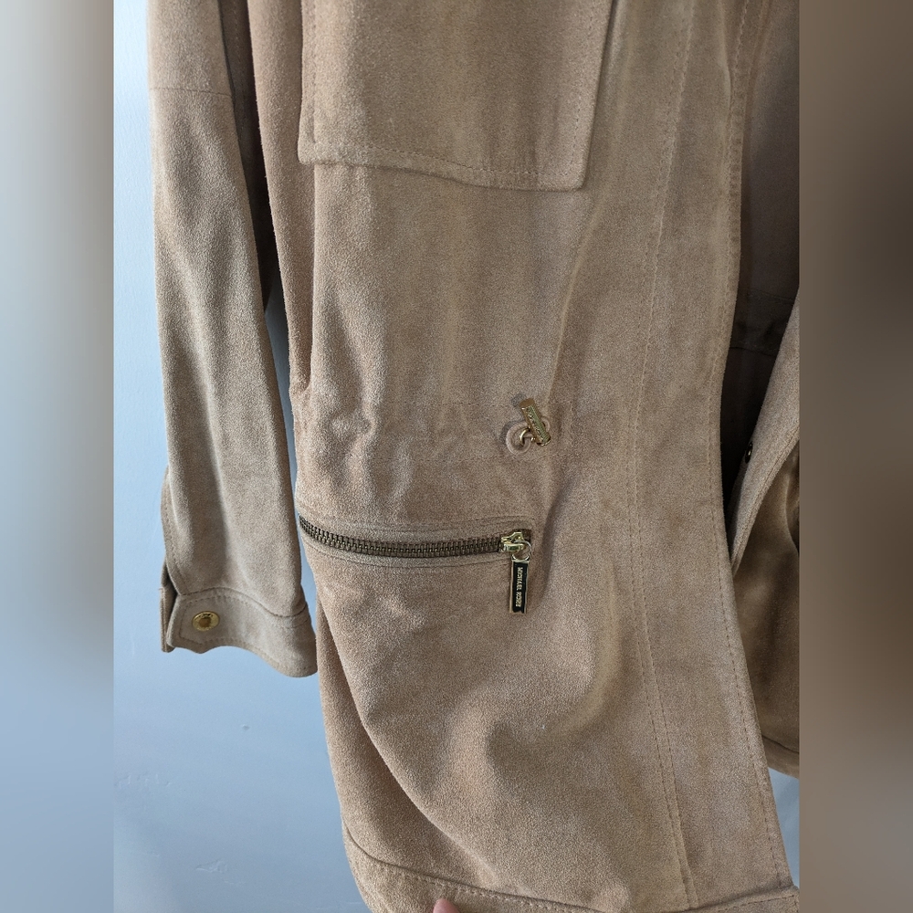 Michael Kors Suede Safari Jacket - Picture 10 of 15